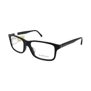 Burberry B2165F 3001 55口17  145 Rectangular Unisex Black Frame Eyeglasses